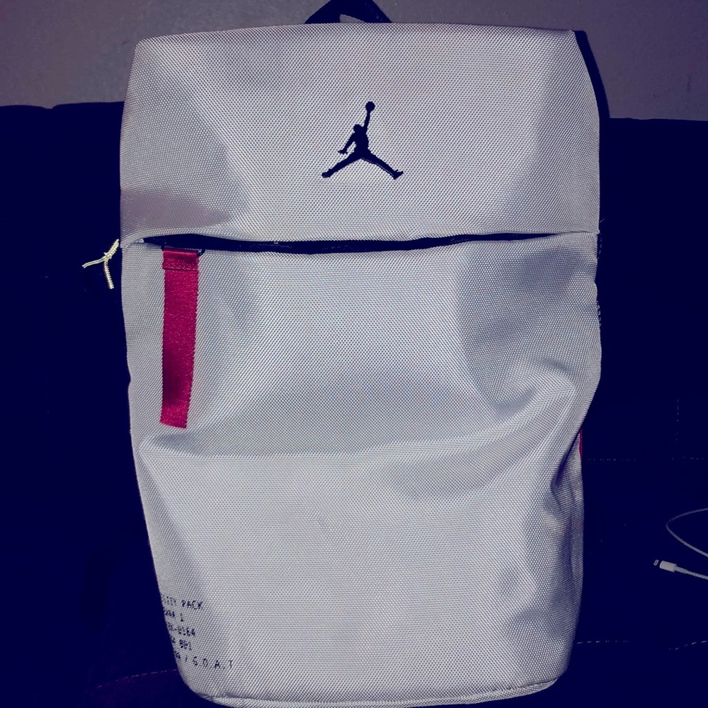 Bred 11 Red/Black/White Backpack with Laptop Slot
